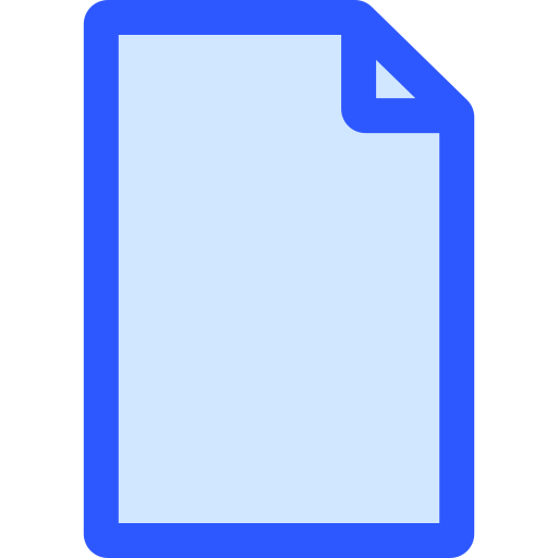 documento Generic Blue Ícone