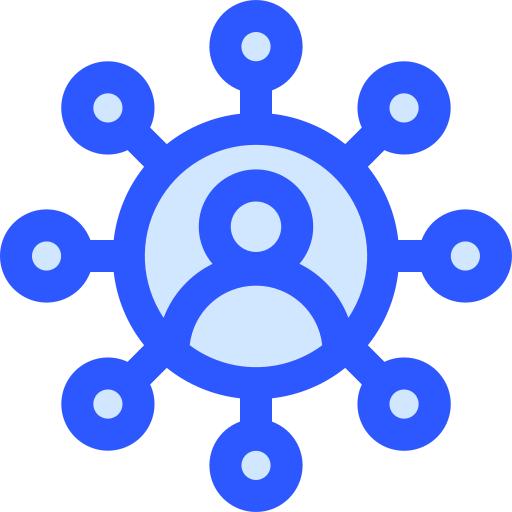 networking Generic Blue Ícone