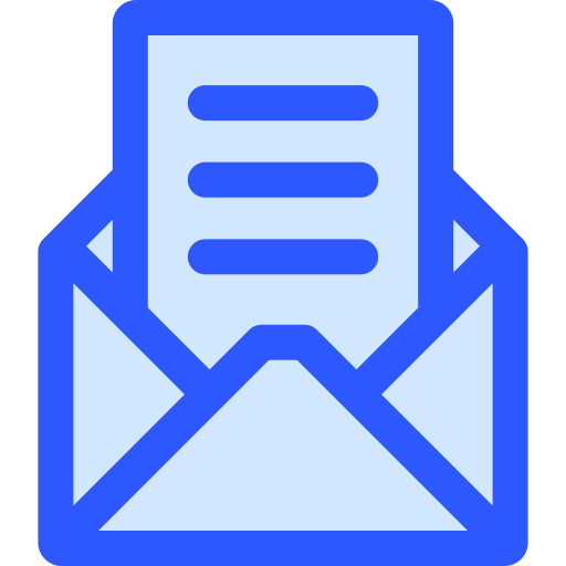 봉투 Generic Blue icon
