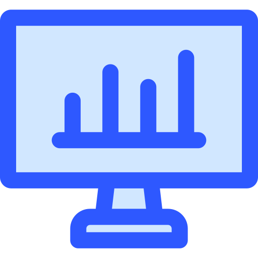 データ分析 Generic Blue icon
