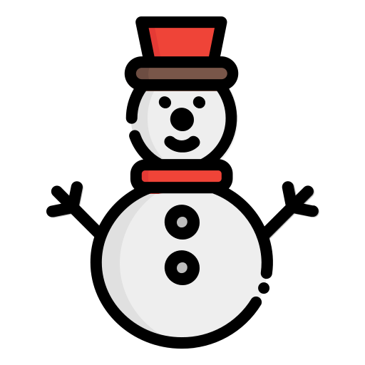 Snowman Generic Outline Color icon
