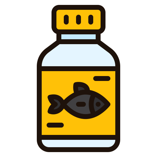 olio di pesce Generic Outline Color icona