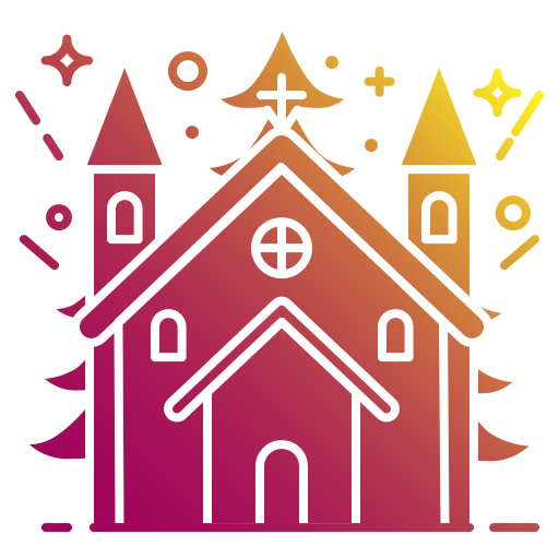 Church Generic Flat Gradient icon