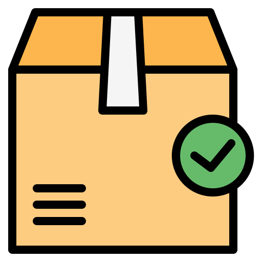Package checking Generic Outline Color icon