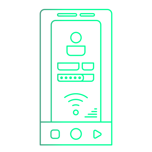 핸드폰 Generic Gradient icon