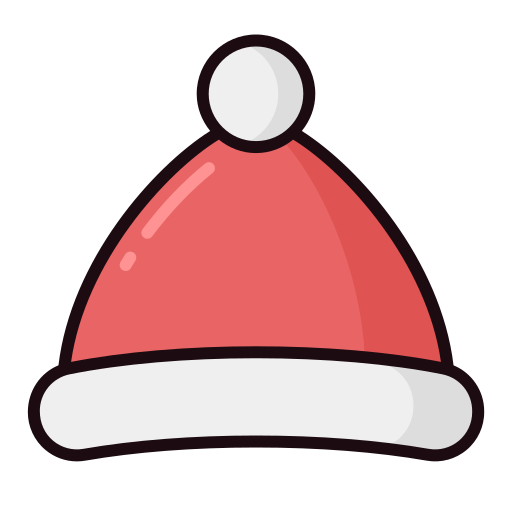 czapka świętego mikołaja Generic Outline Color ikona