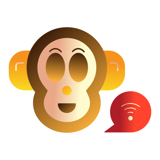 małpa Generic Flat Gradient ikona