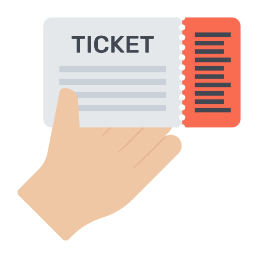 ticket Generic Flat icoon