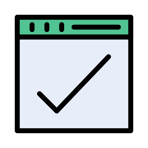 browser Vector Stall Lineal Color icon