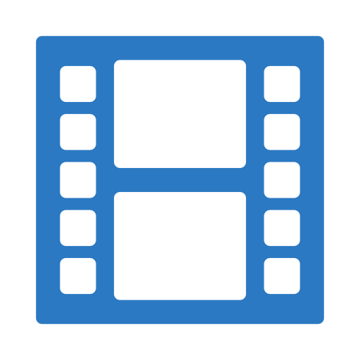 Film reel Generic Blue icon