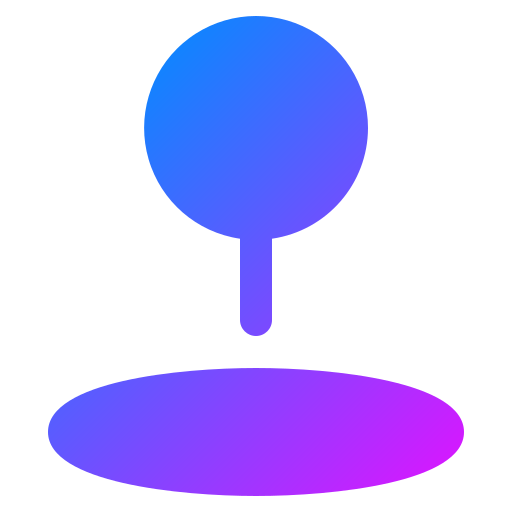 위치 Generic Flat Gradient icon