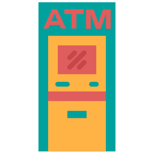 cajero automático Generic Flat icono