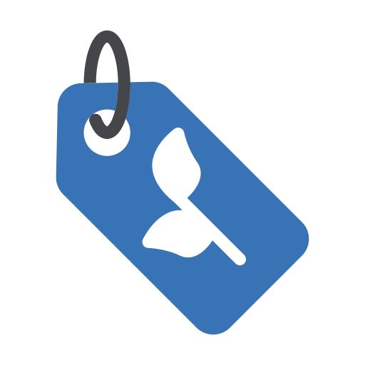 Eco tag Generic Blue icon