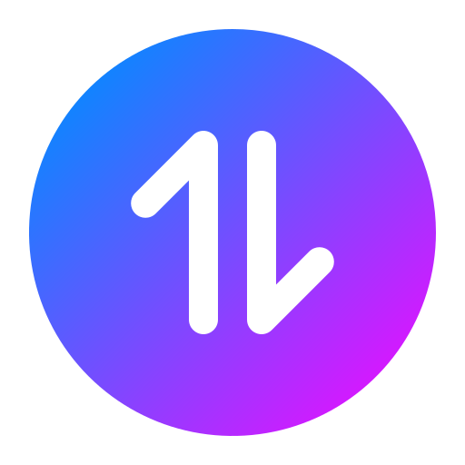 pijlen Generic Flat Gradient icoon