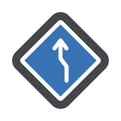 Traffic sign Generic Blue icon
