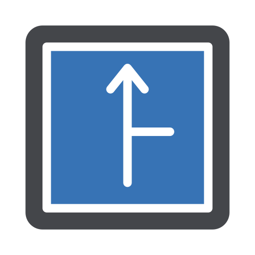 Traffic sign Generic Blue icon