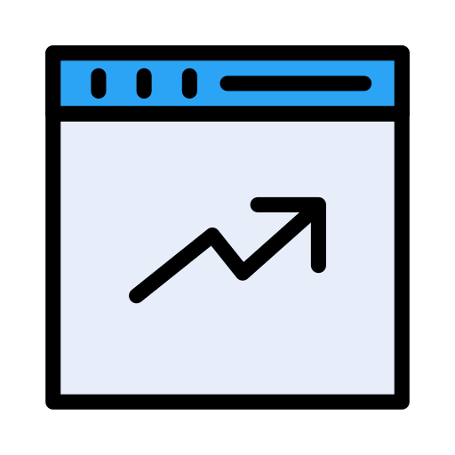 browser Vector Stall Lineal Color icon