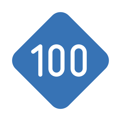 100 Generic Blue ikona