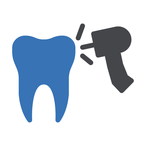 taladro dental Generic Blue icono