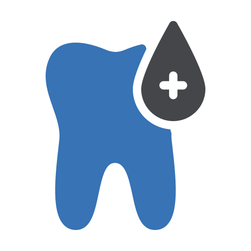 opieka dentystyczna Generic Blue ikona