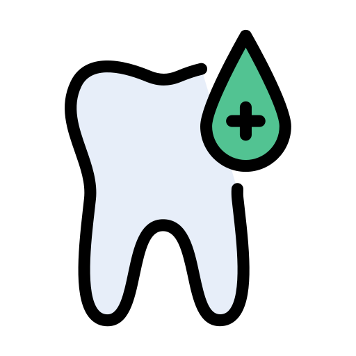 cuidado dental Vector Stall Lineal Color icono