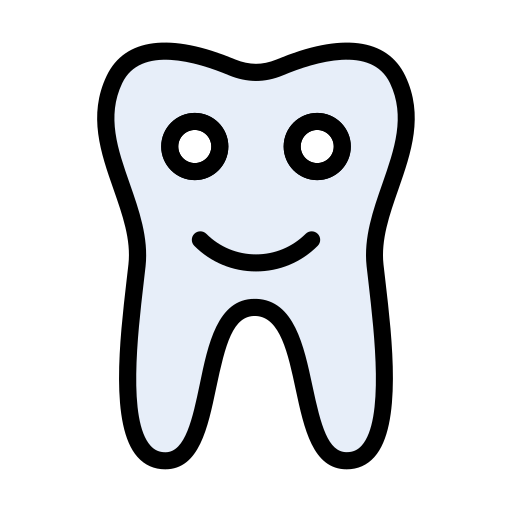 cuidado dental Vector Stall Lineal Color icono