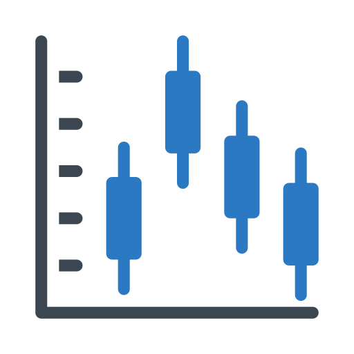 gráfico de linea Generic Blue icono