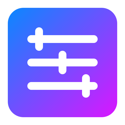 einstellung Generic Flat Gradient icon