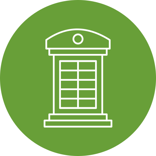 cabina telefónica Generic Circular icono