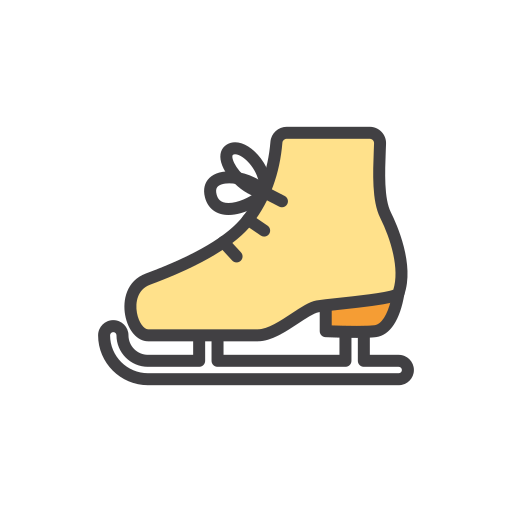 schaatsen Generic Outline Color icoon