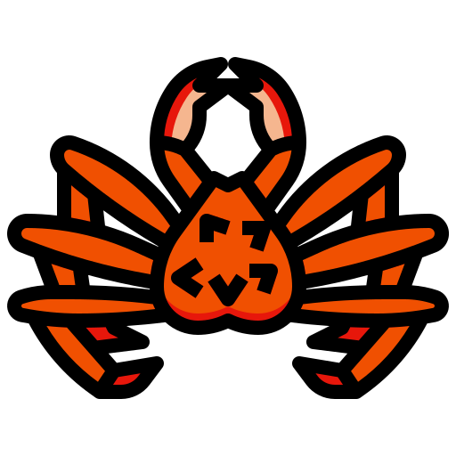 Crab Surang Lineal Color icon