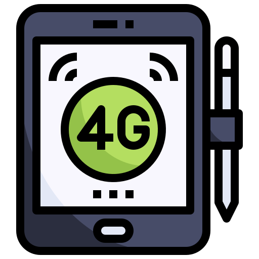 4g Surang Lineal Color icoon