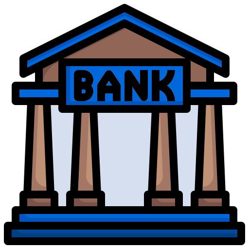 Bank Surang Lineal Color icon