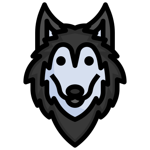 malamute Surang Lineal Color icon