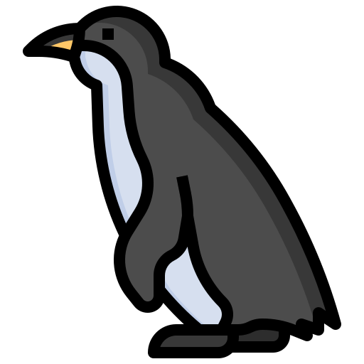 Penguin Surang Lineal Color icon