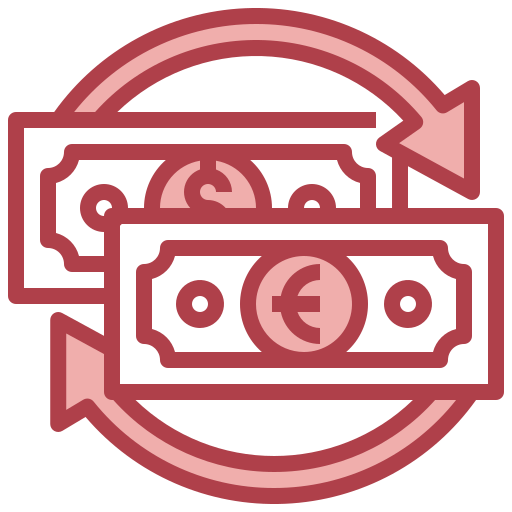 Exchange rate Surang Red icon
