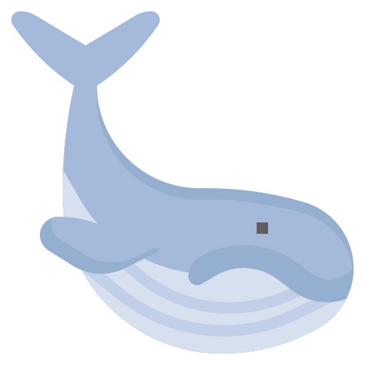 Whale Surang Flat icon