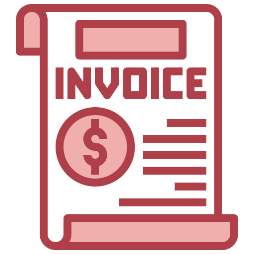 Invoice Surang Red icon