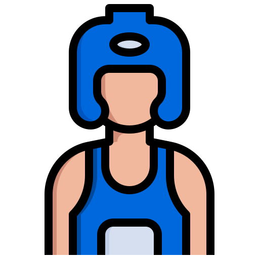 boxer Surang Lineal Color icono
