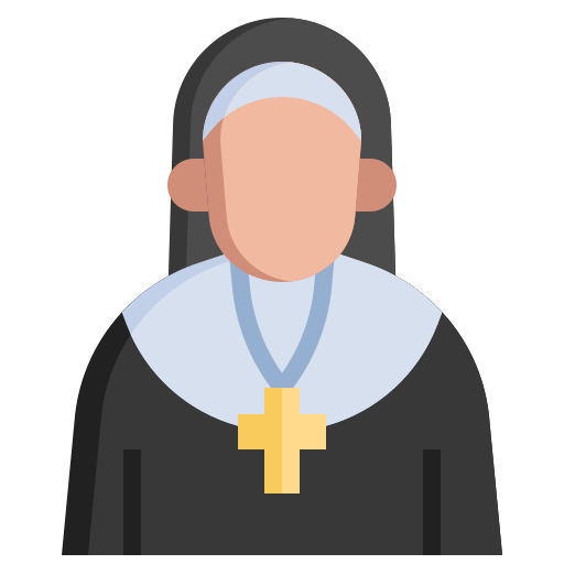 수녀 Surang Flat icon