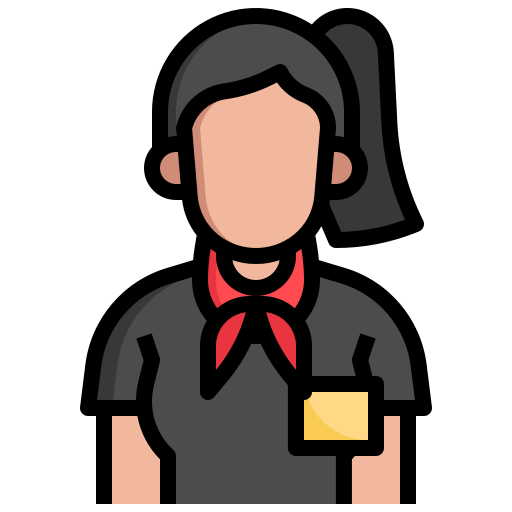 Receptionist Surang Lineal Color icon