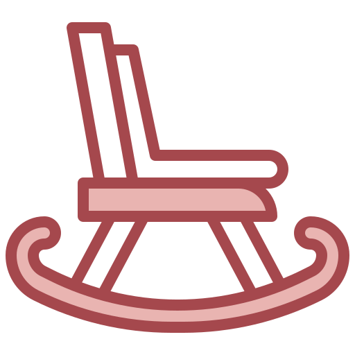 Rocking chair Surang Red icon