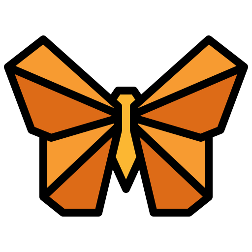 mariposa Surang Lineal Color icono