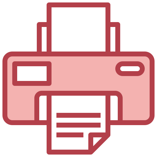 Printer Surang Red icon