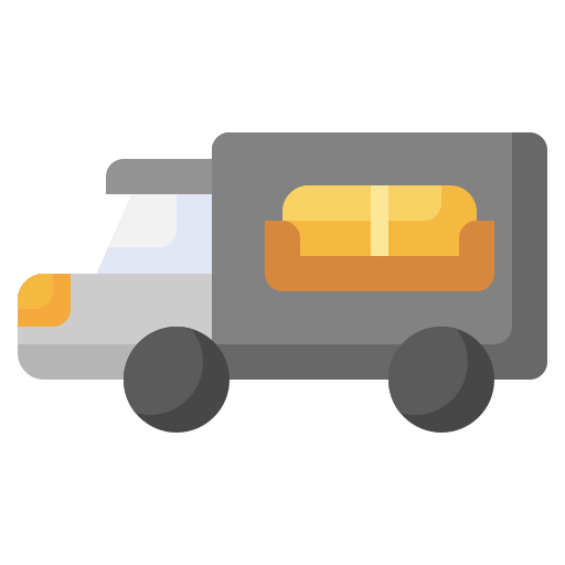Delivery truck Surang Flat icon