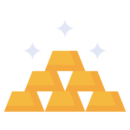 Gold bar Surang Flat icon
