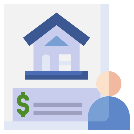 Mortgage loan Surang Flat icon