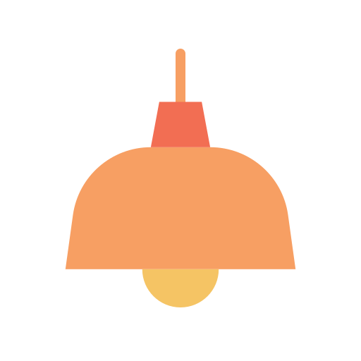 lámpara de techo Good Ware Flat icono
