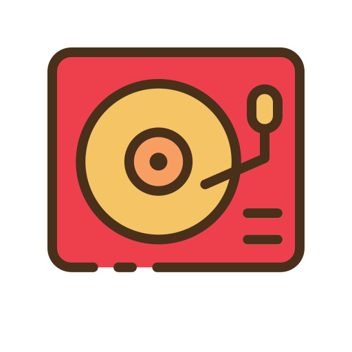 Music record Good Ware Lineal Color icon