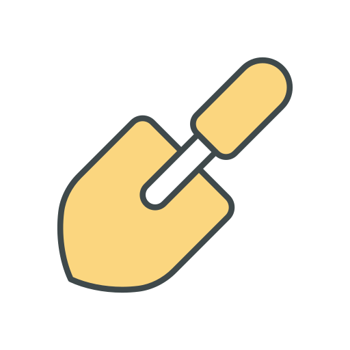 Trowel Generic Fill & Lineal icon